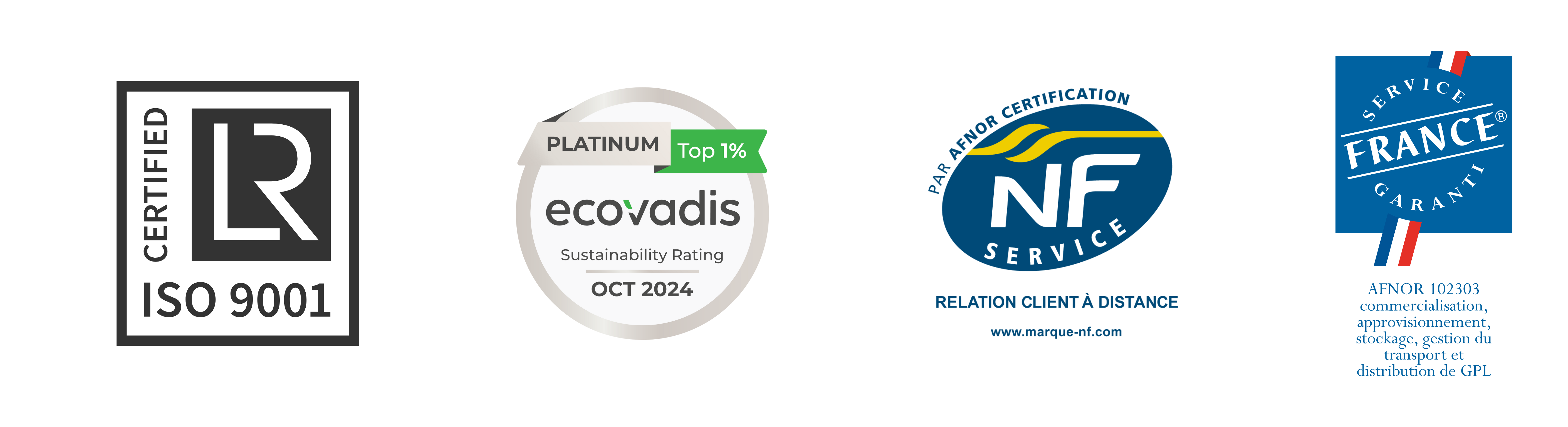 Certifications Vitogaz France